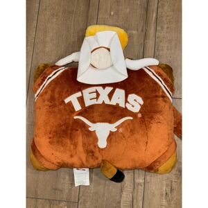 Pillow Pets Texas Longhorns Plush Pillow Foldable Mascot